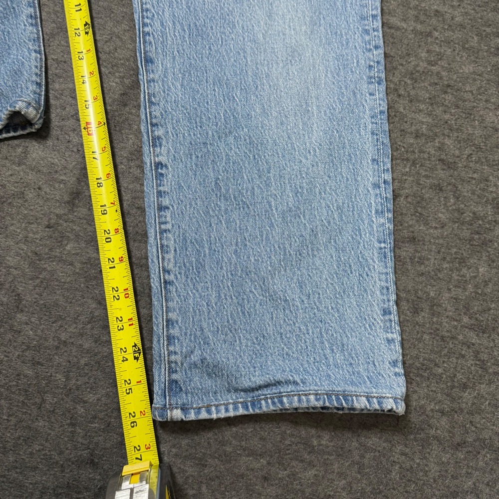 Madewell Athletic 1991 Straight Jeans Mens 36x30 (35x26) Light Wash Denim - Picture 10 of 11